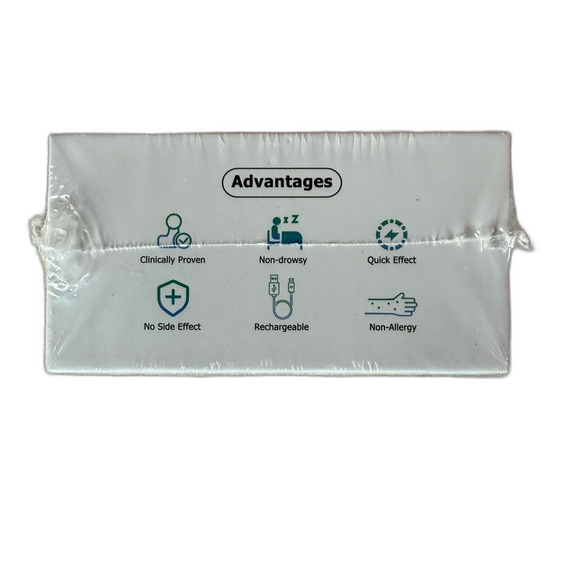 New in Sealed Box WLU Anti Nausea Wrist Band Black Anti Motion Sickness - Picture 2 of 4